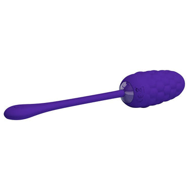 Uovo Vibrante in Silicone Morbido con 12 Vibrazioni Ricaricabile Viola